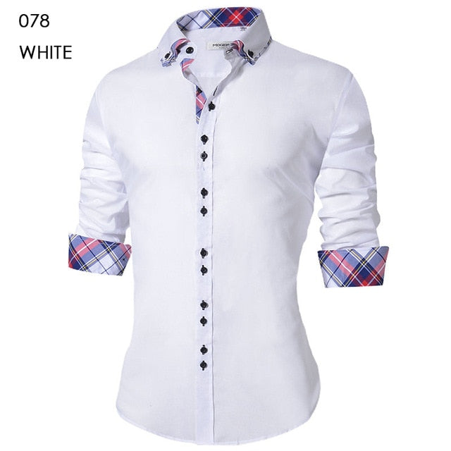 Long Sleeve Slim Fit Dress Shirt (4 colors)