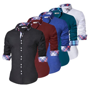 Long Sleeve Slim Fit Dress Shirt (4 colors)