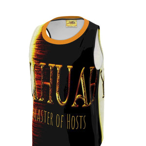 Yahuah-Master of Hosts 01-03 Camiseta fluida sin mangas de diseñador para hombre 