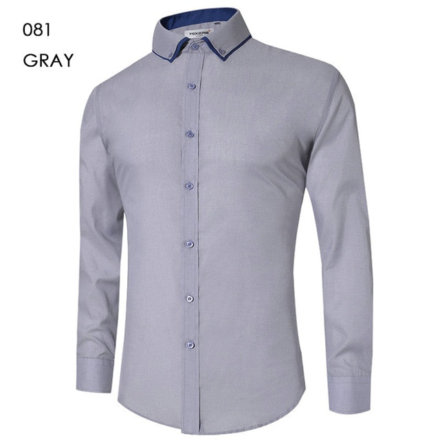 Long Sleeve Slim Fit Dress Shirt (4 colors)