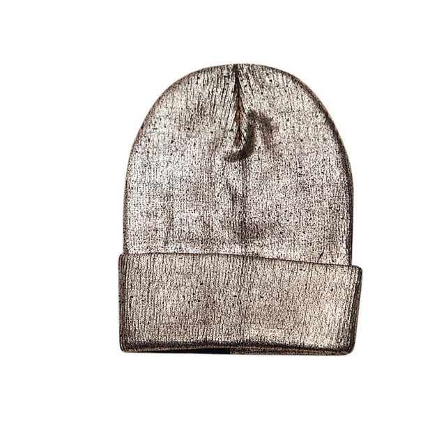 Knitted Wool Hemming Beanie