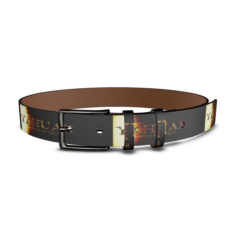 Yahuah-Master of Hosts 01-03 Designer Unisex Leather Belt