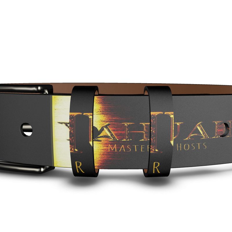 Yahuah-Master of Hosts 01-03 Designer Unisex Leather Belt