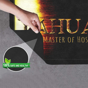 Yahuah-Master of Hosts 01-03 Alfombra de puerta de diseño 2 pies (ancho) x 1,3 pies (alto) 