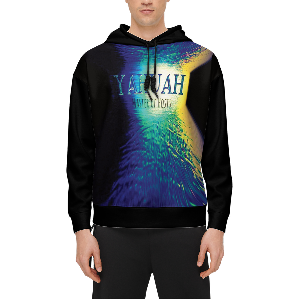 Yahuah-Master of Hosts 02-01 Sudadera con capucha de diseño relajado para hombre 