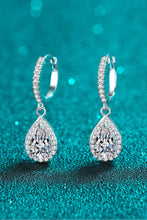 Load image into Gallery viewer, Moissanite Teardrop Earrings