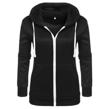 Load image into Gallery viewer, Ladies Solid Color Full Zip Hoodie (5 colors)