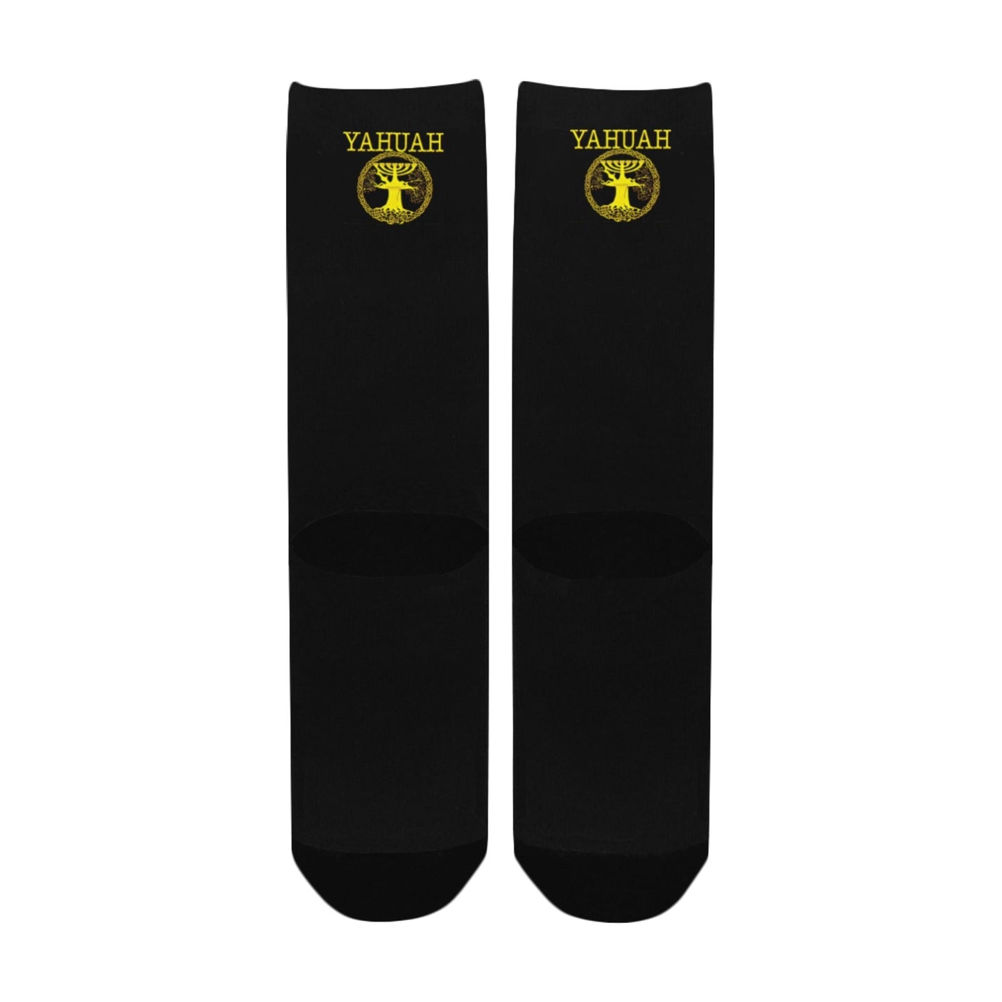 Yahuah-Tree of Life 02-01 Ladies Designer Crew Socks