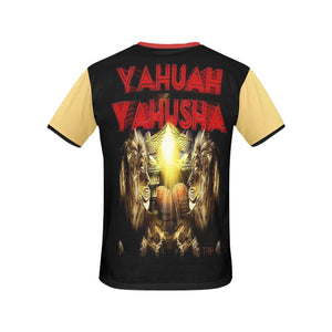 Yahuah Yahusha 02 Ladies Designer T-shirt