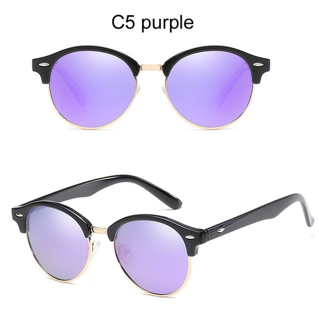 Polarized Round Women Sunglasses