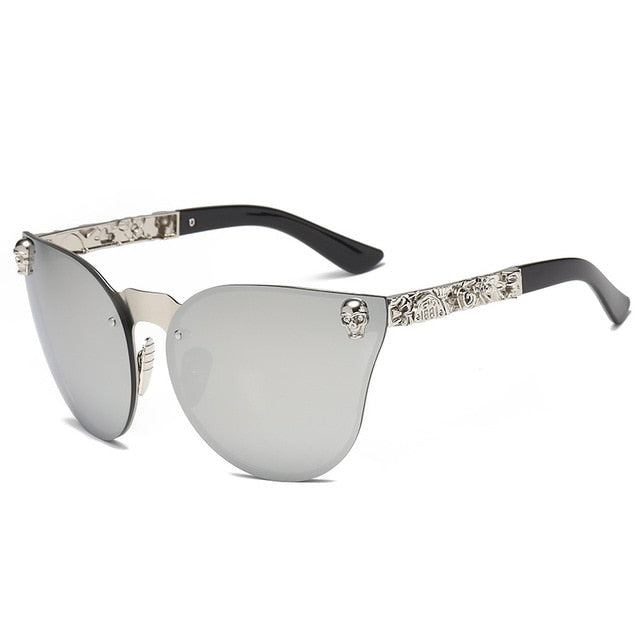 Skull Frame Metal Temple High Quality Sunglasses