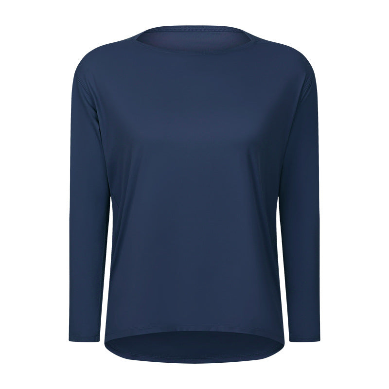 Loose Long Sleeve Slim Lady Sports Shirt