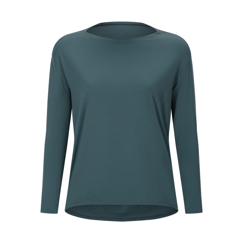 Loose Long Sleeve Slim Lady Sports Shirt