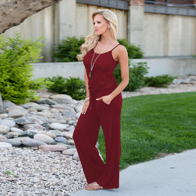 Chiffon Sleeveless Jumpsuit (17 colors)