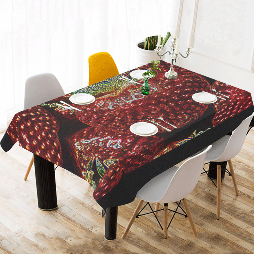 TRP Strawberries 01 Designer Tablecloth 8.6ft (W) x 5ft (H)