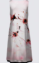 Cargar imagen en el visor de la galería, Estampados florales: Flores de cerezo pictóricas 01-02 Vestido Kate de diseñador
