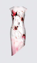 Cargar imagen en el visor de la galería, Estampados florales: Flores de cerezo pictóricas 01-02 Vestido Felicia de la diseñadora 