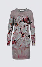 Cargar imagen en el visor de la galería, Estampados florales: Flores de cerezo pictóricas 01-03 Vestido de la diseñadora Sophia 