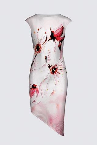 Floral Embosses: Pictorial Cherry Blossoms 01-02 Designer Felicia Dress