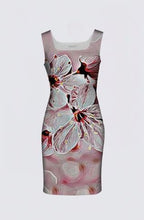 Cargar imagen en el visor de la galería, Estampados florales: Flores de cerezo pictóricas 01-03 Diseñador Amanda Dress II 