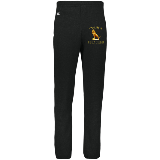 Yahusha-The Lion of Judah 01 Men's Designer Dri-Power® Closed Bottom Joggers with Pockets (3 colors)