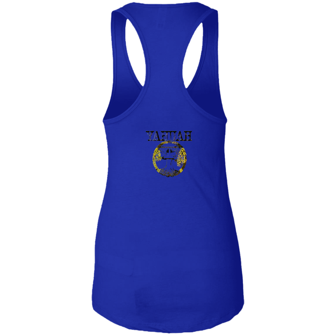 Yahuah Yahusha 04 Ladies Designer Ideal Racerback Tank Top (4 Colors)