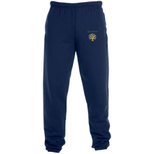 Load image into Gallery viewer, Yahuah-Tree of Life 01 Men&#39;s Designer NuBlend® Joggers with Pockets (Black/True Navy)