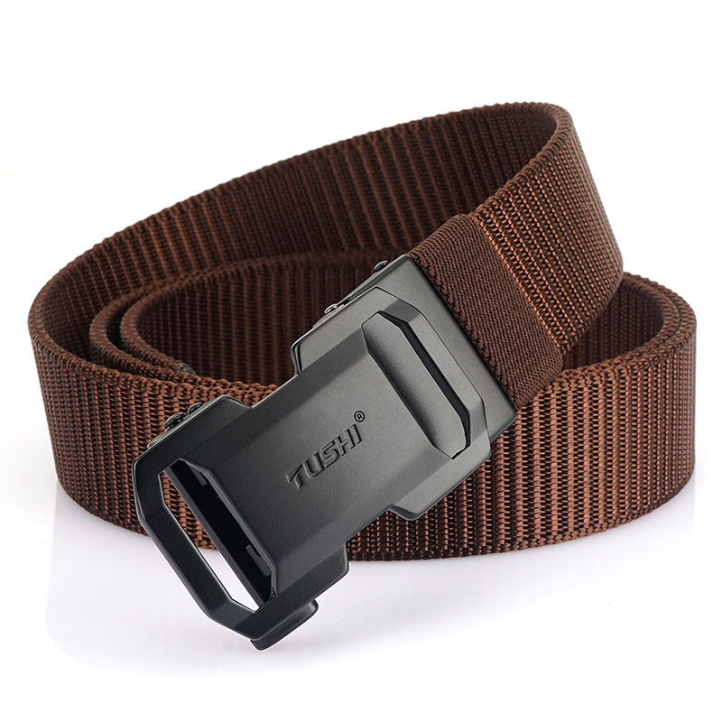 Male Automatic Buckle Nylon Belt