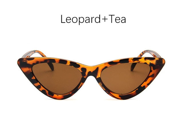 Vintage Retro Triangular Cat Eye Sunglasses