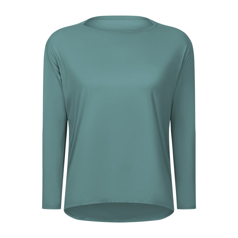 Loose Long Sleeve Slim Lady Sports Shirt