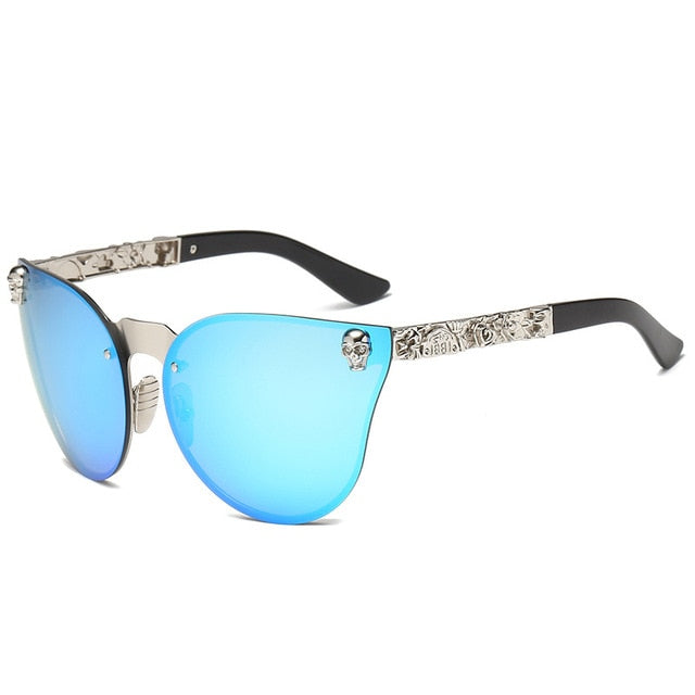 Skull Frame Metal Temple High Quality Sunglasses