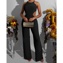 Load image into Gallery viewer, Solid Sleeveless Suspender Wide Leg Jumpsuit