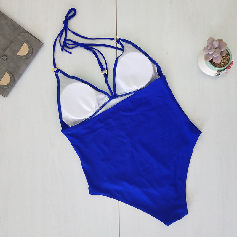 Halter Vintage Push up Swimsuit