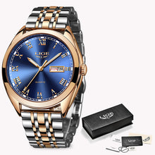 Load image into Gallery viewer, LIGE Rose Gold Quartz Lady Watch