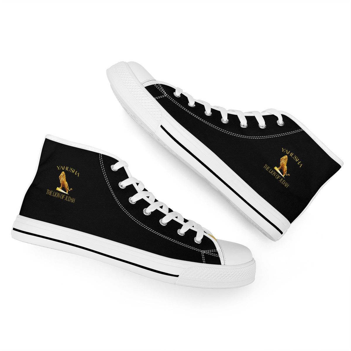 Yahusha-The Lion of Judah 01 High Top Unisex Canvas Shoes