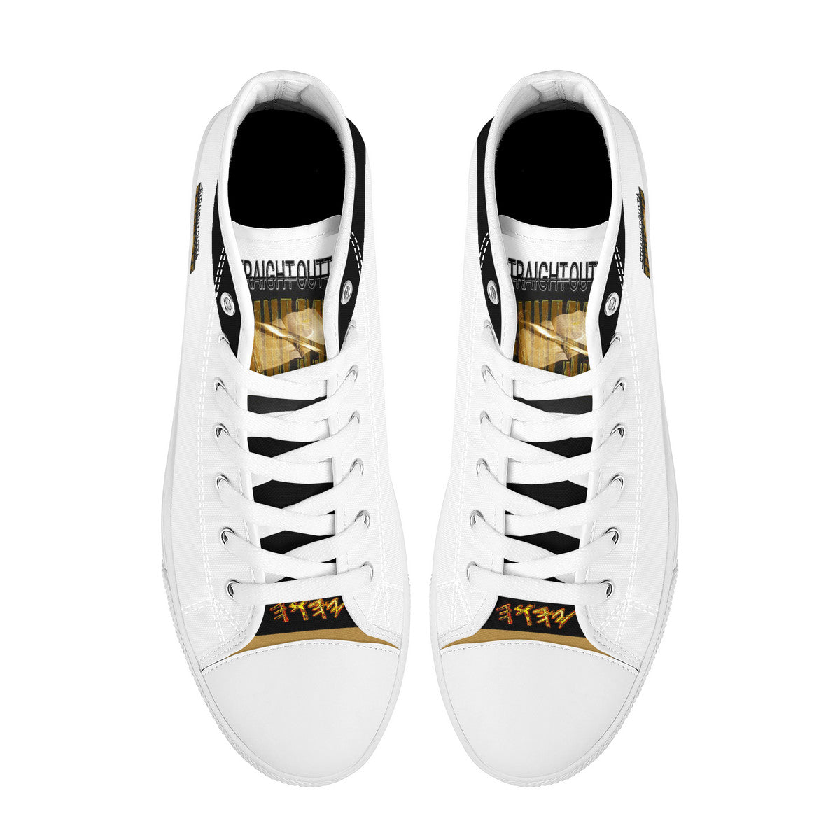 Straight Outta Tennessee 01 High Top Unisex Canvas Shoes