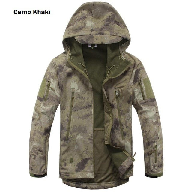 Tactical Camouflage Print Windbreaker