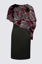 Load image into Gallery viewer, Floral Embosses: Pictorial Cherry Blossoms 01-04 Designer Joni Cape Dress