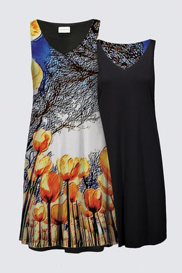 Estampados florales: Vestido Kate de diseñador Tulip Daydream 01