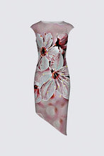 Cargar imagen en el visor de la galería, Estampados florales: Flores de cerezo pictóricas 01-03 Vestido de la diseñadora Felicia 