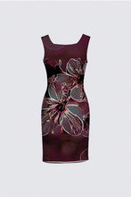Load image into Gallery viewer, Floral Embosses: Pictorial Cherry Blossoms 01-04 Designer Amanda Dress II