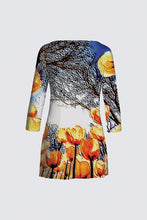 Load image into Gallery viewer, Floral Embosses: Tulip Daydream 01 Designer Patti Tunic II