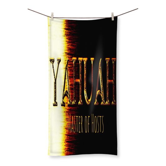 Yahuah-Master of Hosts 01-03 Designer Sublimation Guest, Hand, Bath or Beach Towel