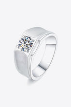 Load image into Gallery viewer, Wide Band 1 Carat Moissanite Ring