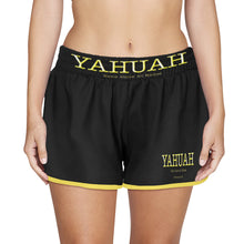 Cargar imagen en el visor de la galería, Yahuah-Name Above All Names 02-02 Pantalones cortos deportivos de diseñador para damas 