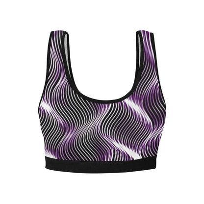 Orot (The Lights) Series: OR ARGAMAN | Royal Light (Purple) Sports Bra