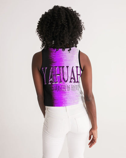 Yahuah-Master of Hosts 01-02 Designer Sleeveless Crop Top