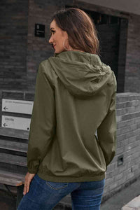 Solid Color Snap Button Windbreaker (5 colors)
