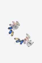 Load image into Gallery viewer, Multicolor Zircon 925 Sterling Silver Stud Earrings