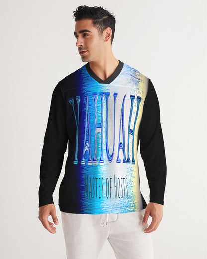 Yahuah: Master of Hosts (01-01) | Men's Long Sleeve Jersey Tee
